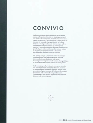 Convivio : a constructed world