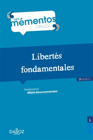 Libertés fondamentales - Ferdinand Mélin-Soucramanien