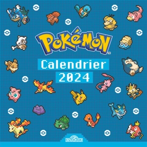 Pokémon : Calendrier Pixel Art : Bonne année 2024 avec Pokémon - The Pokémon Company