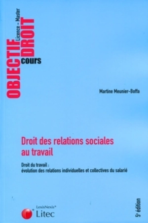 Droit des relations sociales au travail : droit du travail, évolution des relations individuelles et collectives du salarié : licence, master - Martine Meunier-Boffa