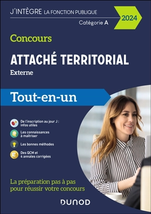 Concours attaché territorial, externe catégorie A : tout-en-un : 2024 - Damien Falco