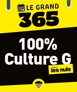 Le Grand 365 100% Culture G pour les nuls - Julaud, Jean-Joseph