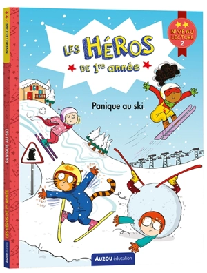 Les héros de 1re primaire. Panique au ski : niveau lecture 2 - Alexia Romatif