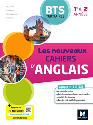 Les nouveaux cahiers d'anglais, BTS tertiaires, 1re & 2e années