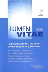 Lumen vitae, n° 3 (2023). Paix et fraternité : pratiques catéchétiques et pastorales
