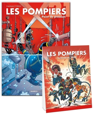 Les pompiers : pack tome 21 + calendrier 2024 - Christophe Cazenove