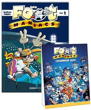 Les foot-maniacs : pack tome 1 + calendrier 2024 - Olivier Sulpice