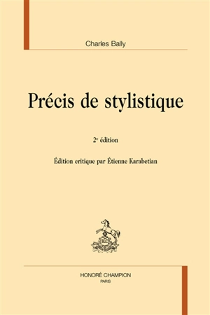 Précis de stylistique - Charles Bally