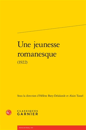 Une jeunesse romanesque (1922)