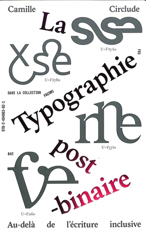 La typographie post-binaire : au-delà de l'écriture inclusive - Camille Circlude