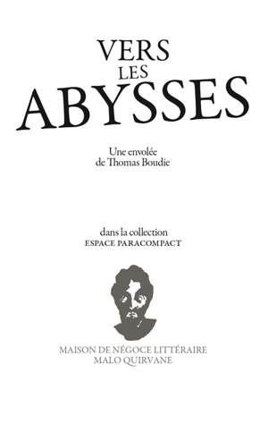 Vers les abysses - Thomas Boudie