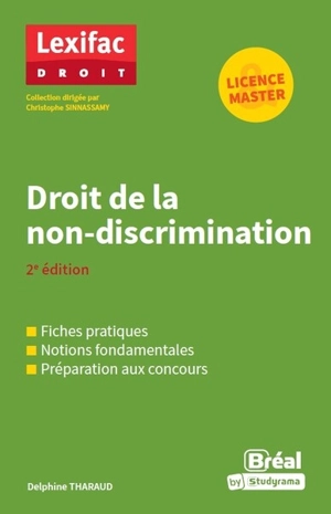 Droit de la non-discrimination : licence & master - Delphine Tharaud