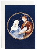 Carte simple Sainte Famille avec enveloppe - Gaudete