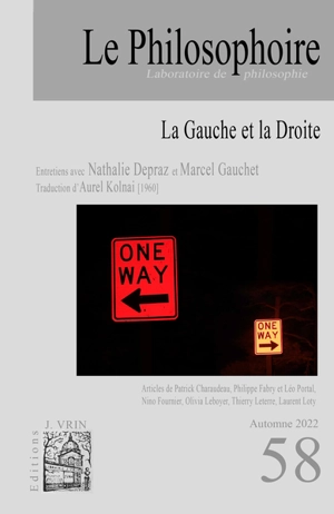 Philosophoire (Le), n° 58. La gauche et la droite - Natalie Depraz