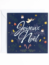 Carte double "Joyeux Noël" - Caladia CALADIA