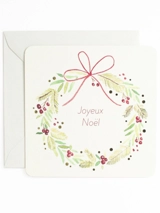 Carte simple "Joyeux Noël" - FLOW BY PAULINE Flow by Pauline