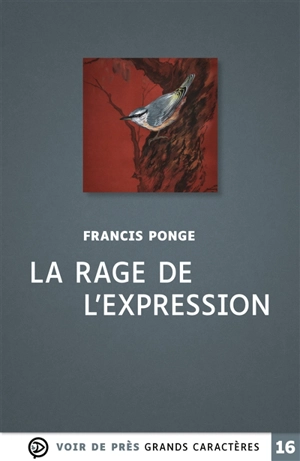 La rage de l'expression - Francis Ponge