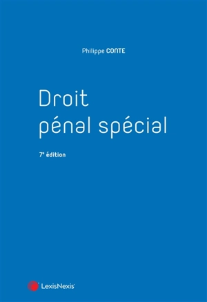 Droit pénal spécial - Philippe Conte