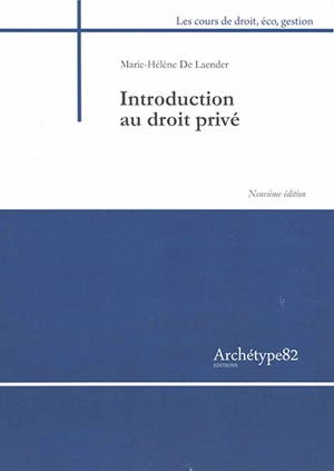 Introduction au droit privé : 2021-2022 - Marie-Hélène de Laender