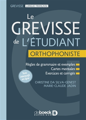 Le Grevisse de l'étudiant : orthophoniste - Christine Da Silva-Genest