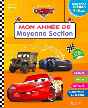Cars : mon année de moyenne section : moyenne section, 4-5 ans - Disney.Pixar