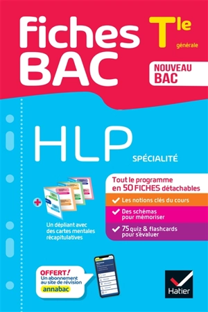 HLP spécialité, terminale générale : nouveau bac - Fabien Lamouche