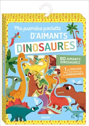 Dinosaures : ma première pochette d'aimants - Peskimo