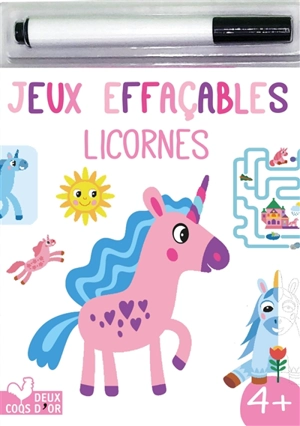 Jeux effaçables : licornes - Denis Razumov