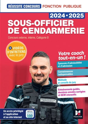 Sous-officier de gendarmerie 2024-2025 : concours externe, interne, catégorie B : votre coach tout-en-un ! - Philippe Alban