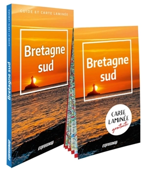 Bretagne Sud : guide et carte laminée - Elzbieta Wszeborowska