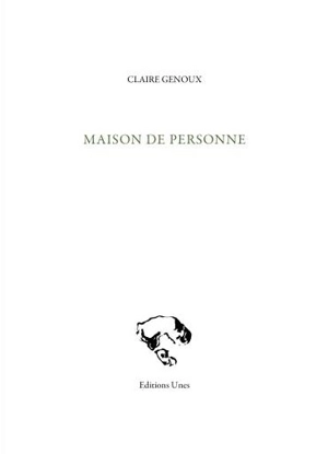 Maison de personne - Claire Genoux