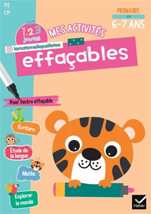 Mes activités effaçables, primaire CP, 6-7 ans : P2, CP - Alissia Waeles