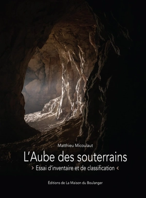 L'Aube des souterrains : essai d'inventaire et de classification - Matthieu Micoulaut