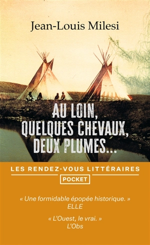 Au loin, quelques chevaux, deux plumes... - Jean-Louis Milesi