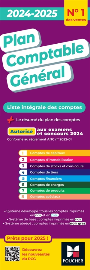 Plan comptable général 2024-2025 : autorisé aux examens et concours 2024 - Sébastien Paugam