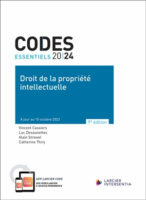 Droit de la propriété intellectuelle 2024