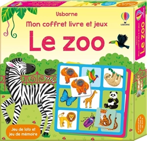 Le zoo : Mon coffret livre et jeux : Dès 3 ans