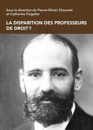 La disparition des professeurs de droit ?