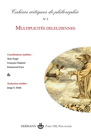 Cahiers critiques de philosophie, n° 2. Multiplicités deleuziennes - Antonio Negri