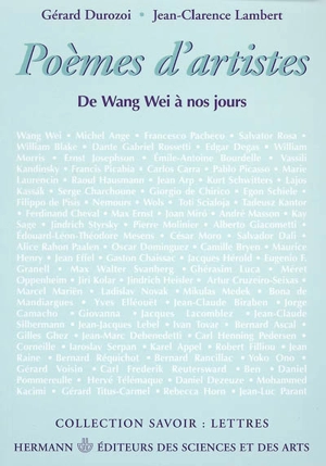 Poèmes d'artistes : de Wang Wei à nos jours