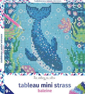 Tableau mini strass : baleine - Ophélie Ortal