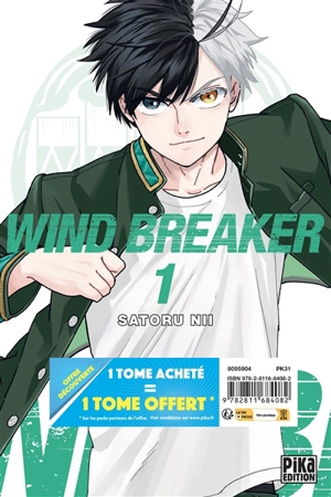 Wind breaker : pack offre découverte tomes 1 et 2 - Satoru Nii