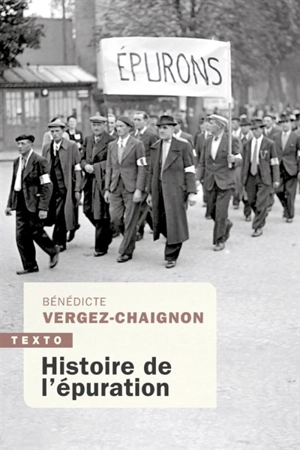 Histoire de l'épuration - Bénédicte Vergez-Chaignon