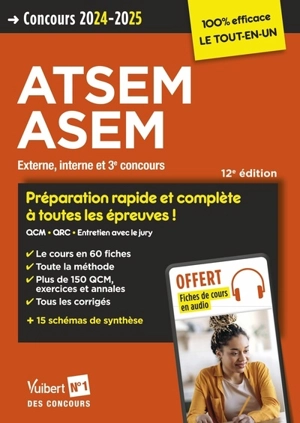 ATSEM, ASEM : externe, interne et 3e concours : concours 2024-2025 - Elodie Laplace