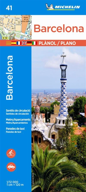 PLANS DE VILLE MICHELIN EUROPE - PLAN BARCELONA - PLANOL I INDEX / PLANO E INDICE - Collectif