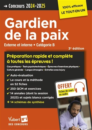 Gardien de la paix : externe et interne, catégorie B : concours 2024-2025 - Louise Eisenstein