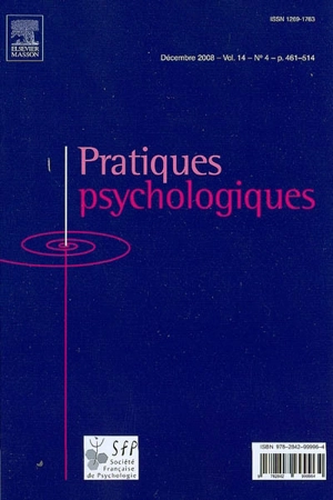 Pratiques psychologiques, n° 14-4