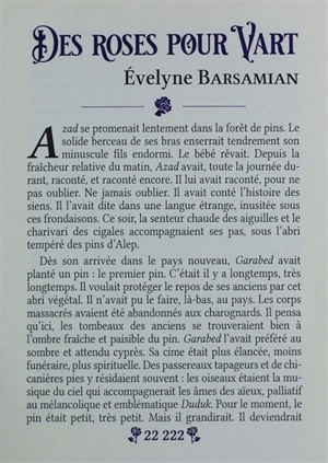 Des roses pour Vart - Evelyne Barsamian