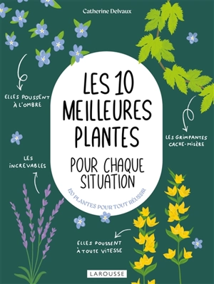 Les 10 meilleures plantes pour chaque situation : 120 plantes pour tout réussir - Catherine Delvaux