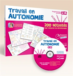 TRAVAIL EN AUTONOMIE CE2 (livre + ressources numérique) : Programmation annuelle, 200 activités pour renforcer les apprentissages - Fanette Goujon